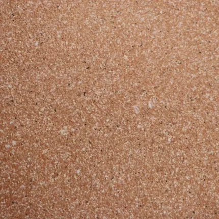 006-1 Terracotta mit Schwarz & Silber Chips und Seidenglanz