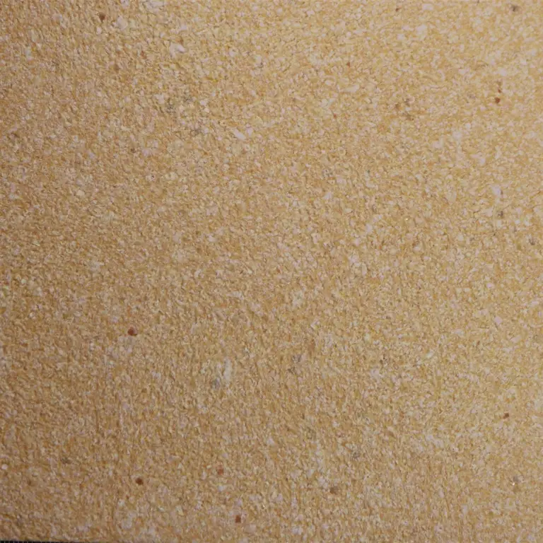 baumwollputz-nr-006-0 006-0 Sonnengelb-Orange mit Terracotta Chips und Seidenglanz – Bild 1