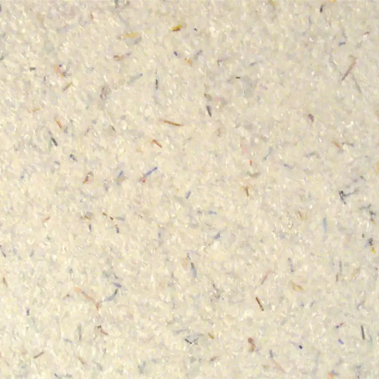 baumwollputz-010-2- 010-2 Weiß mit Euro-Schnipseln – Bild 1