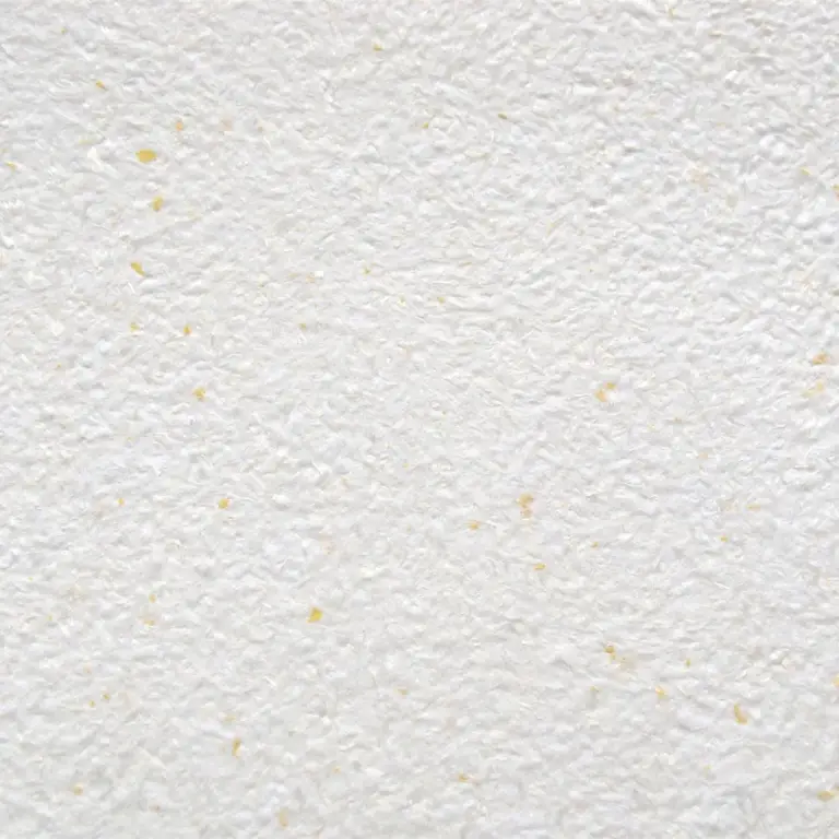 w021 W021 Weiß mit Seidenglanz & Gelben Chips – Bild 1